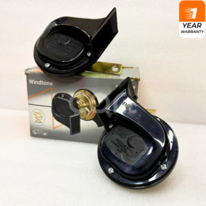ROOTS Windtone Horn Set (12V) – Classic Universal Horn for Cars | Budget-Friendly | 1-Year Warranty.